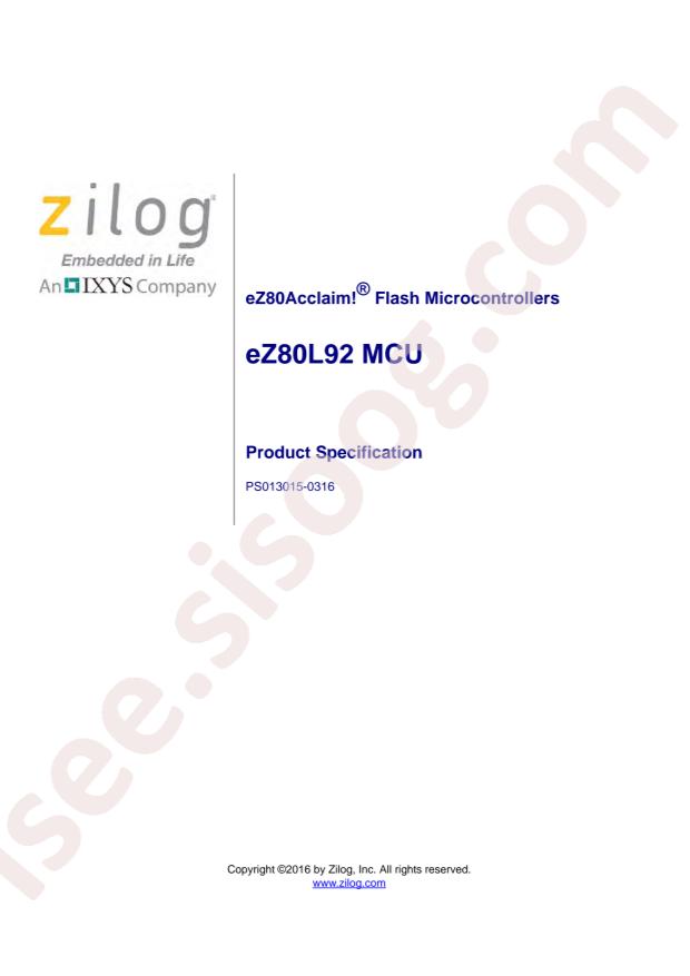 EZ80L92AZ050SG