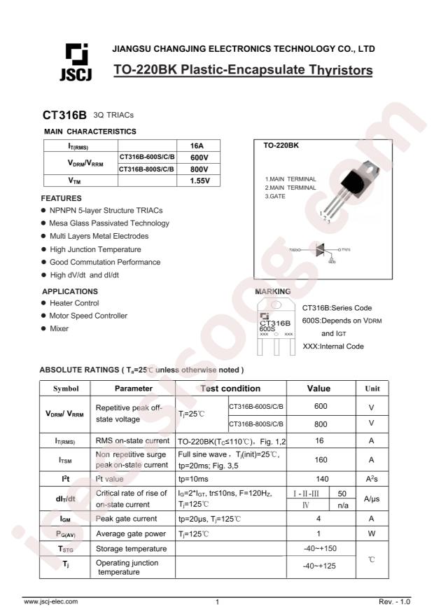 CT316B-600S