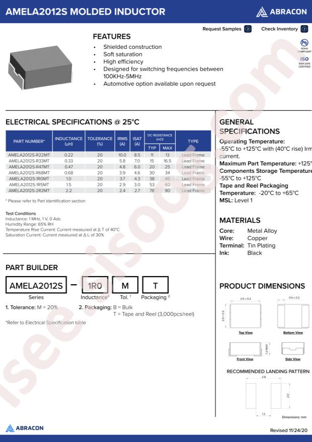 AMELA2012S-1R0MT