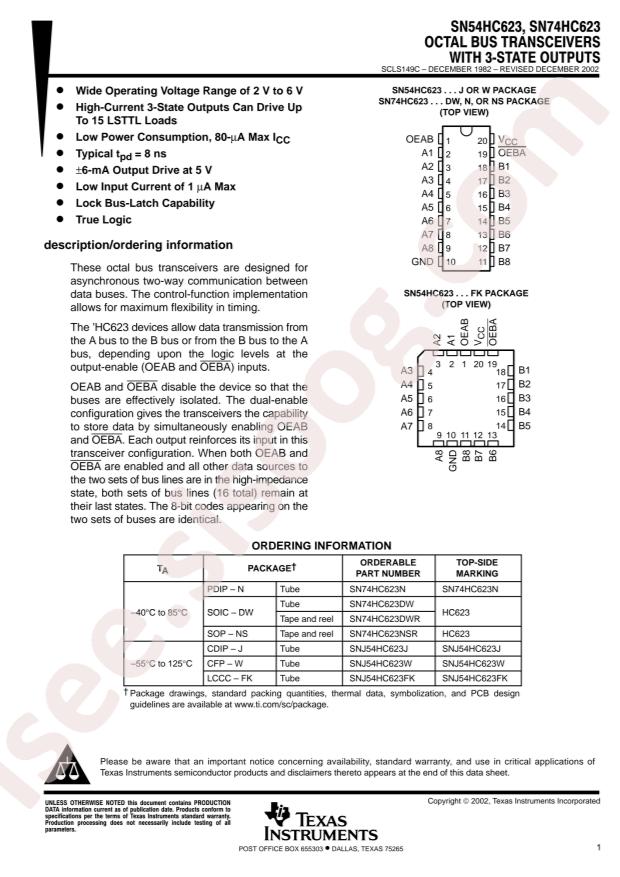 SN74HC623N