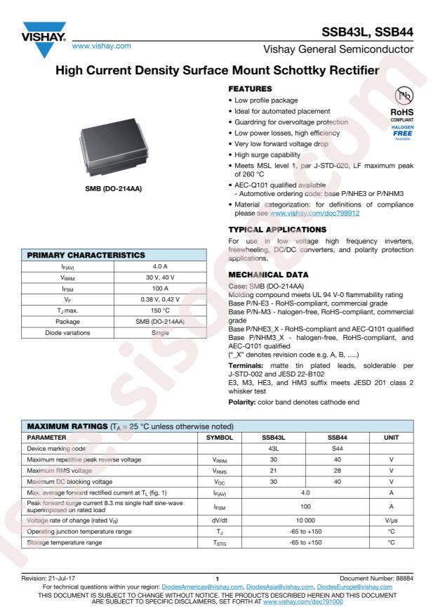 SSB44-E3/5BT