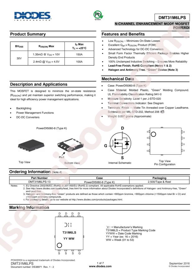 DMT31M6LPS-13