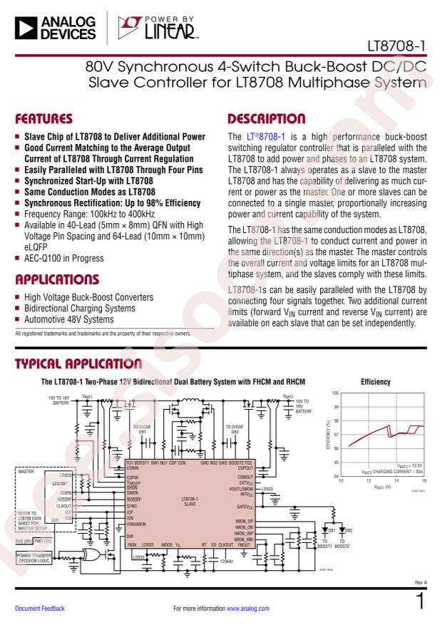 LT8708IUHG-1#PBF