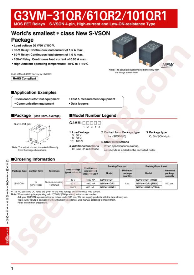 G3VM-61QR2(TR05)