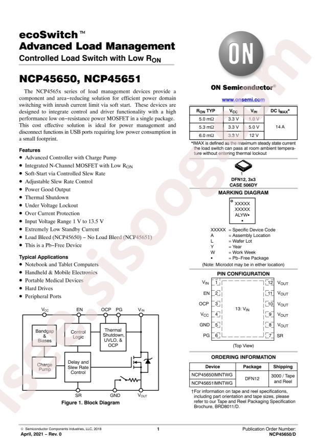 NCP45650IMNTWG