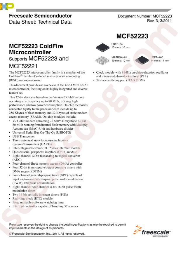 MCF52221CAE66