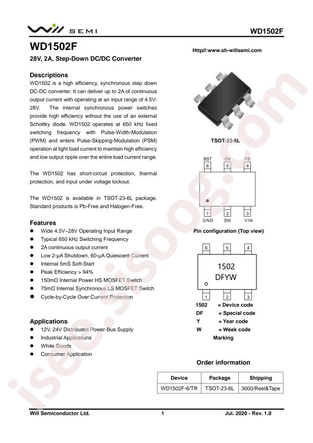WD1502F-6/TR