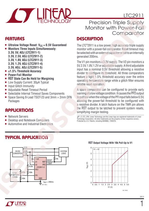 LTC2911CTS8-5#TRMPBF