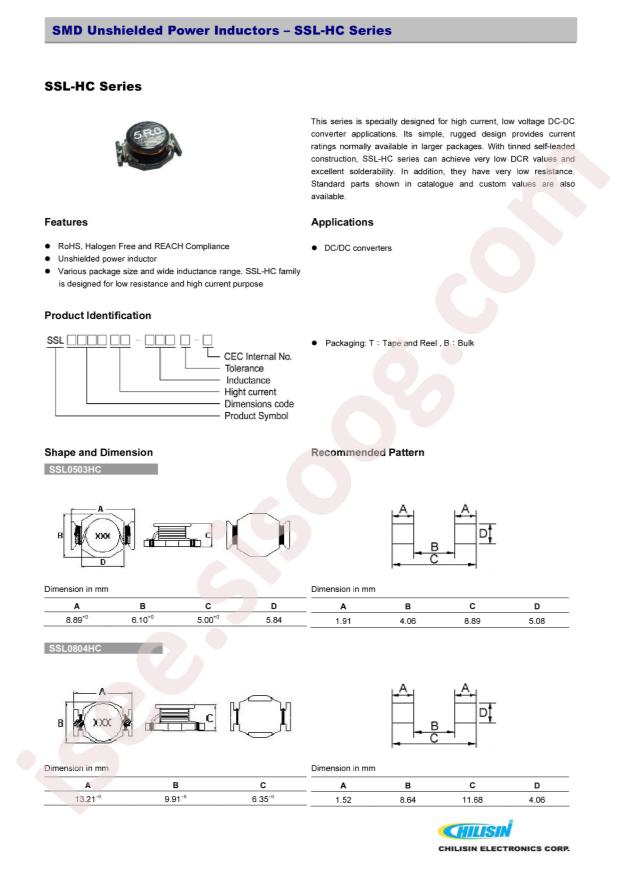 SSL0804HC-3R3M-N