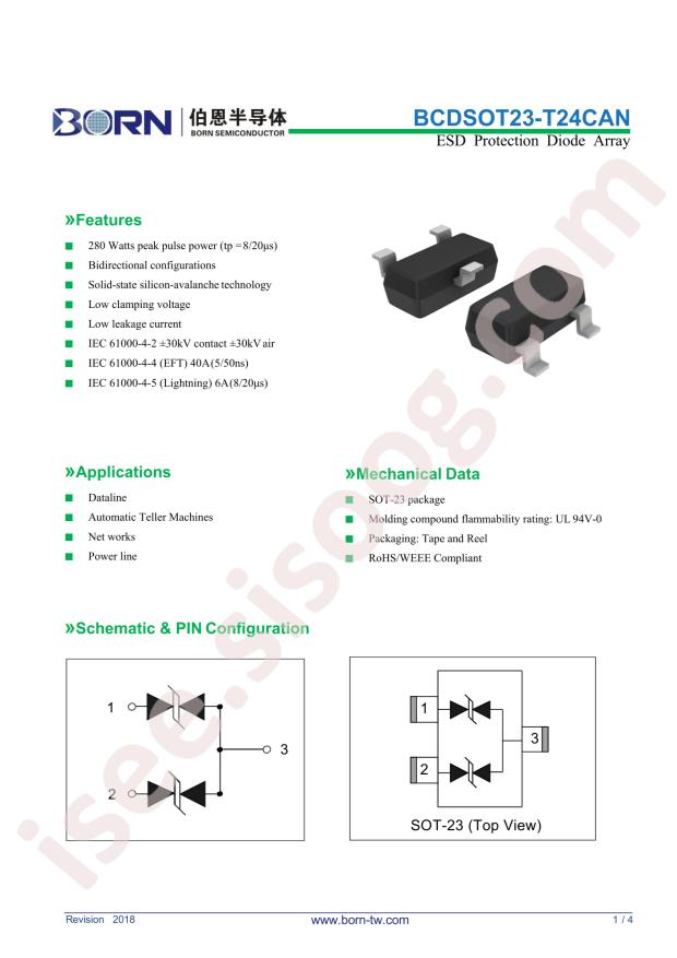 BCDSOT23-T24CAN