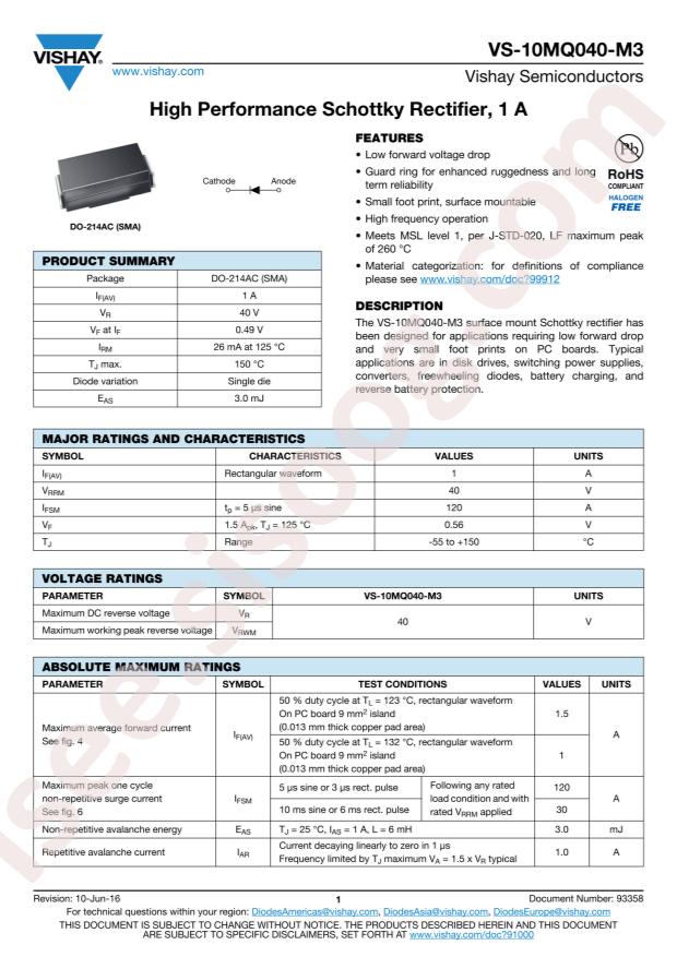 VS-10MQ040-M3/5AT