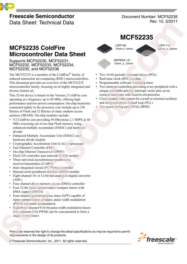 MCF52234CAL60