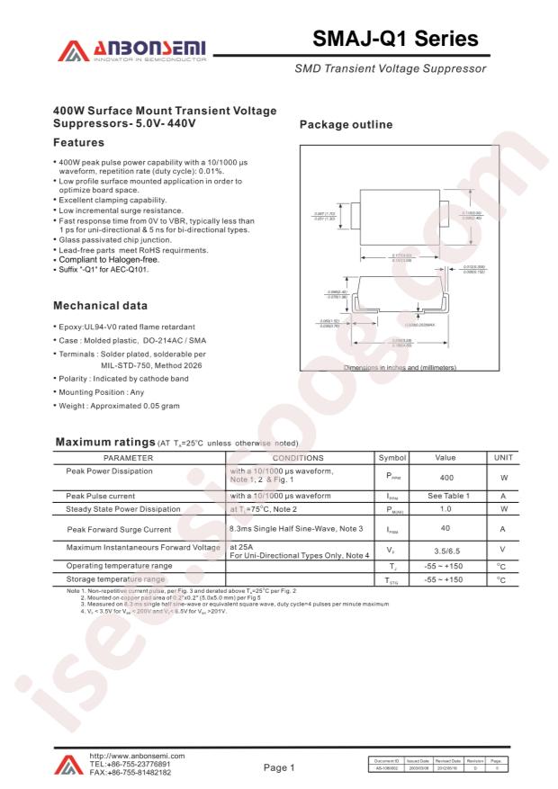 SMAJ22A-Q1