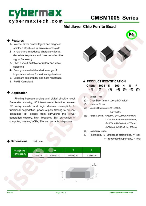 CMBM1005G600HSP