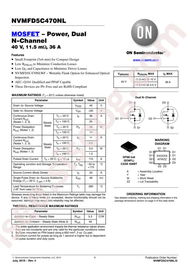 NVMFD5C470NLWFT1G