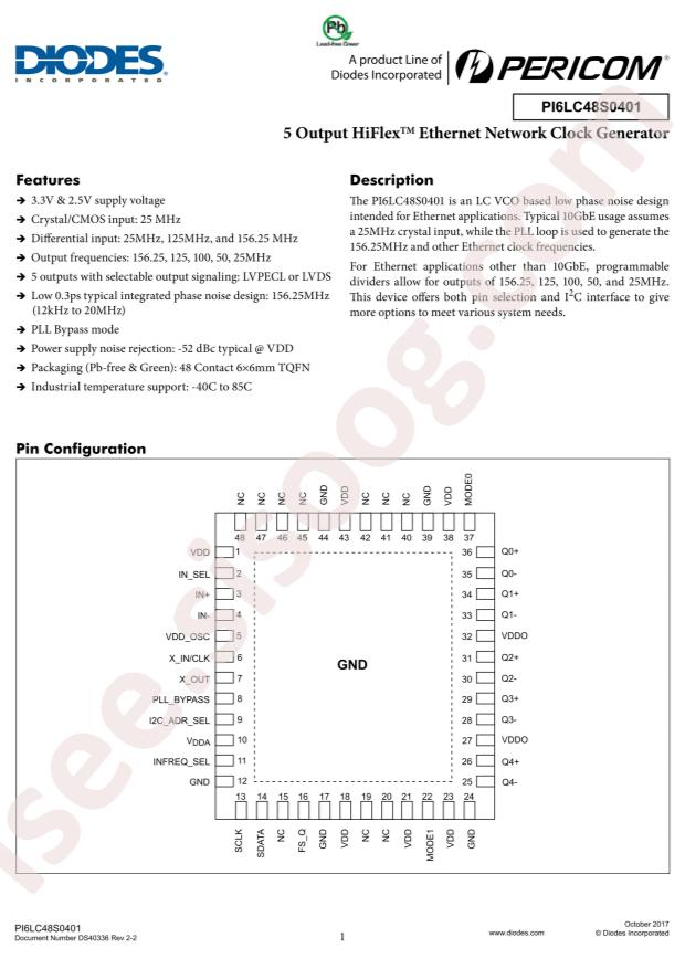 PI6LC48S0401ZLIEX