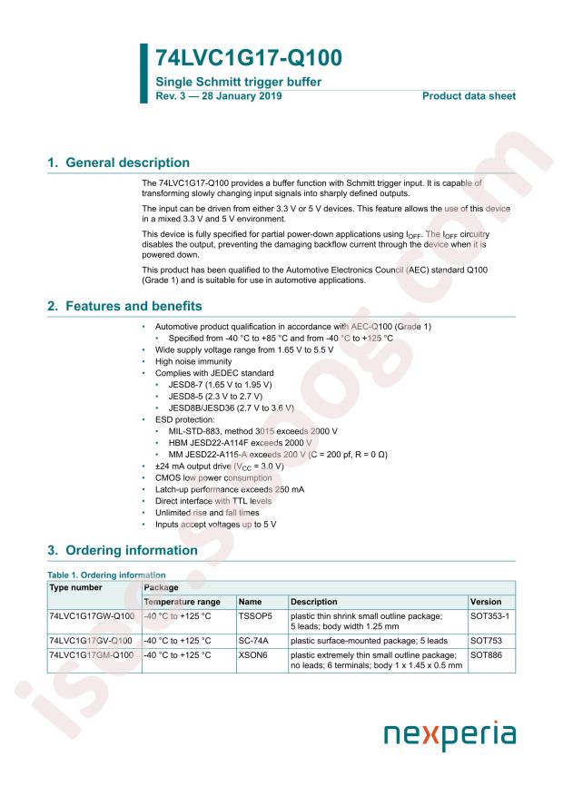 74LVC1G17GW-Q100