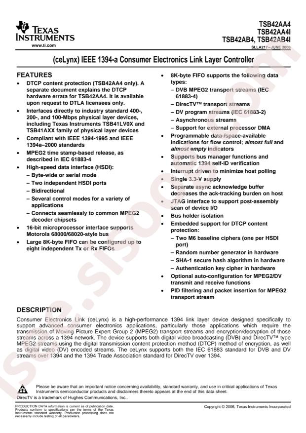 TSB42AB4PDT