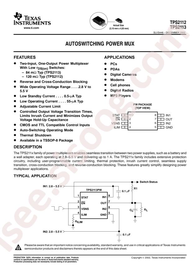TPS2112PWR