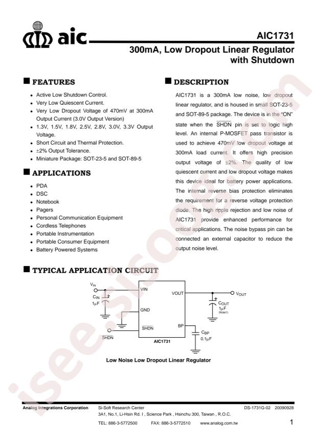 AIC1731-28GVTR
