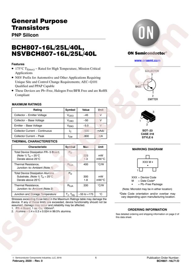 NSVBCH807-40LT1G