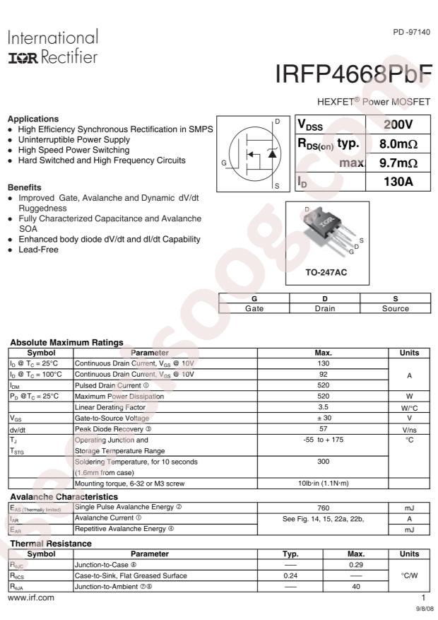 IRFP4668PBF