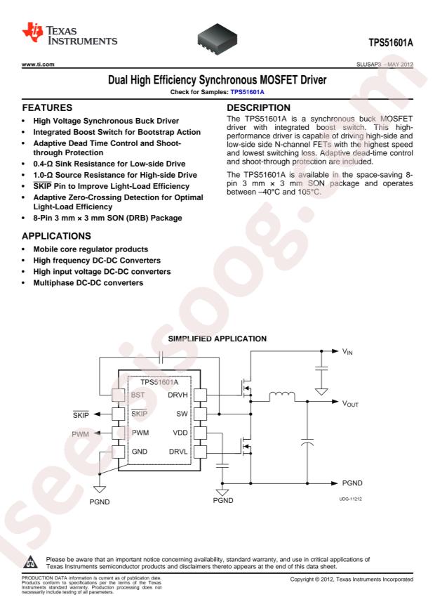 TPS51601ADRBR