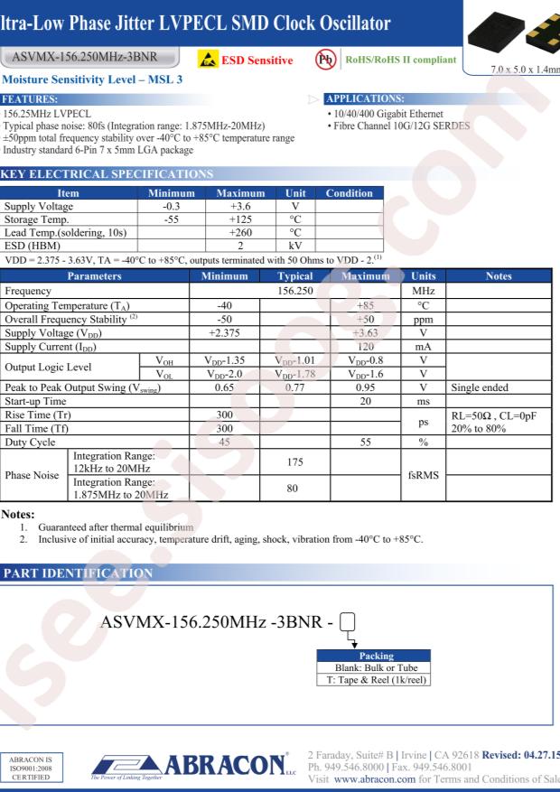 ASVMX-156.250MHZ-3BNR-T