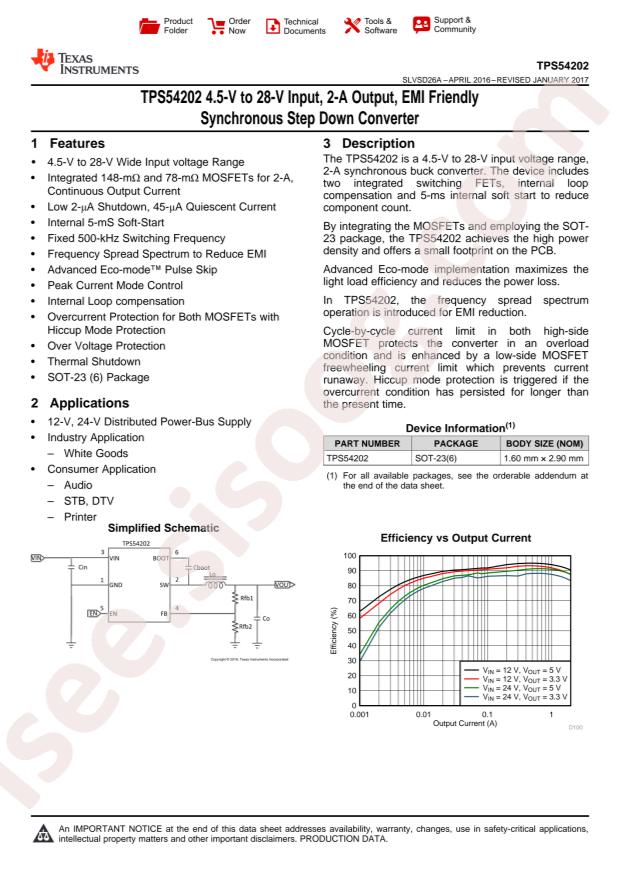 TPS54202DDCR