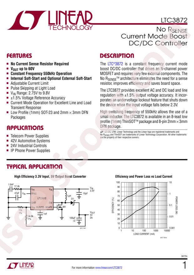 LTC3872ETS8#TRPBF