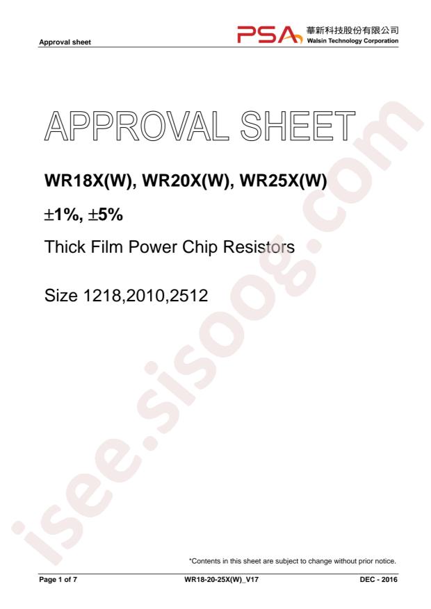 Walsin WR25W2R00FTL