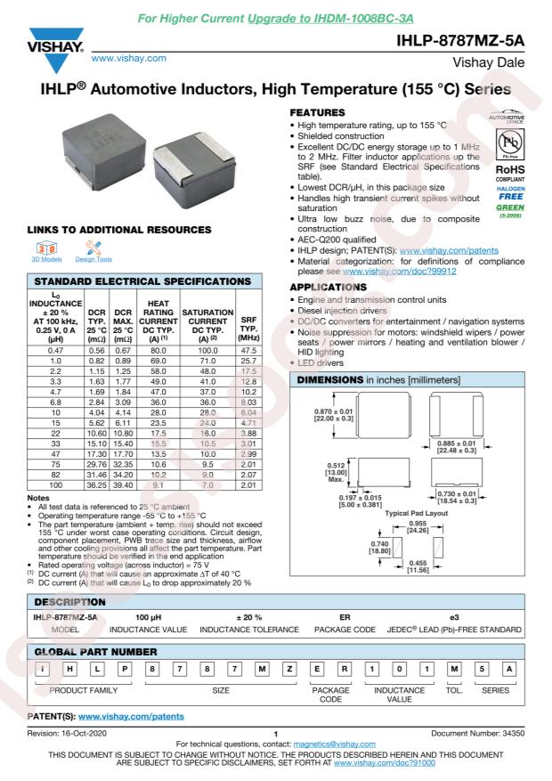 IHLP8787MZER150M5A