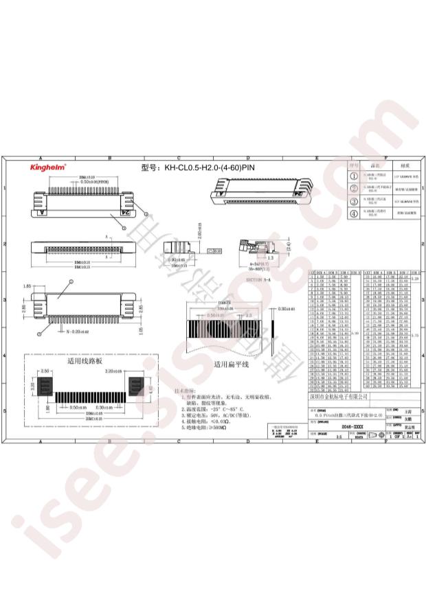 KH-CL0.5-H2.0-13PIN