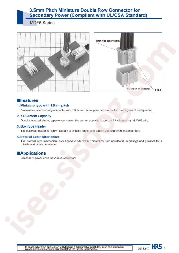 MDF6-6DS-3.5C