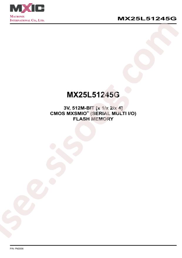 MX25L51245GMI-08G