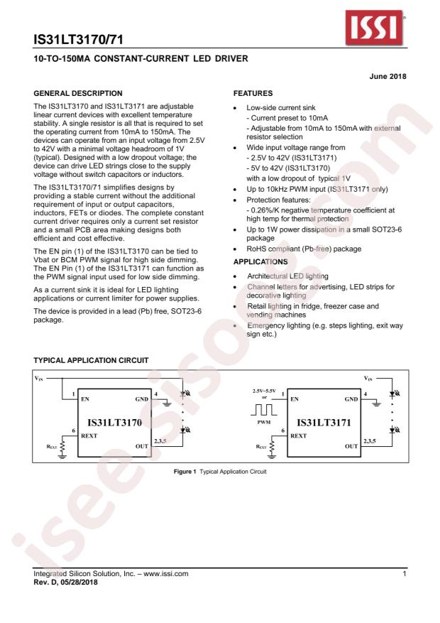 IS31LT3170-STLS4-TR