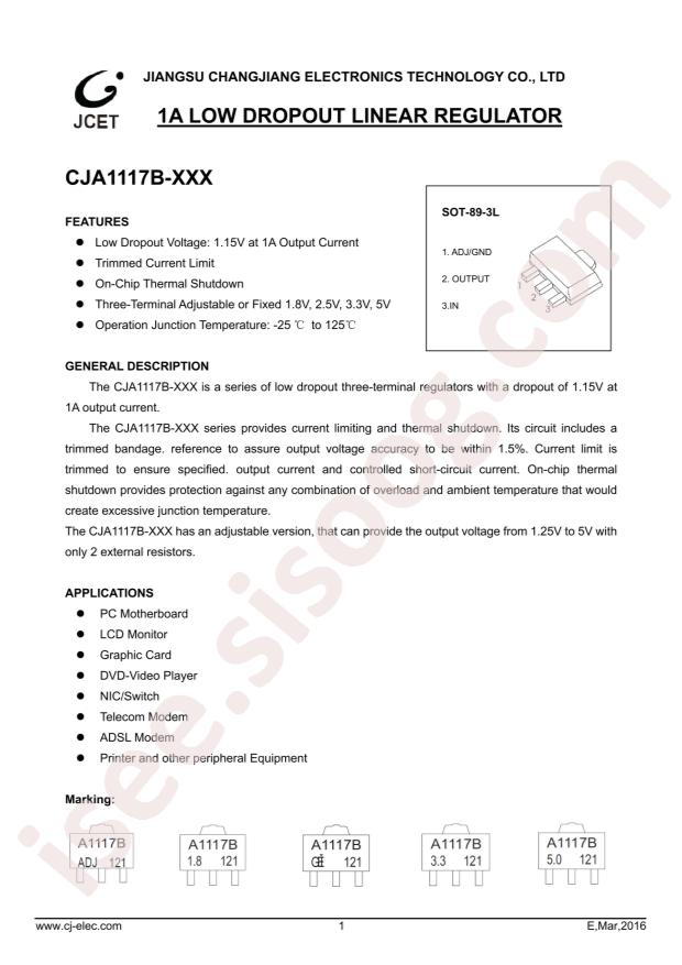 CJA1117B-1.8