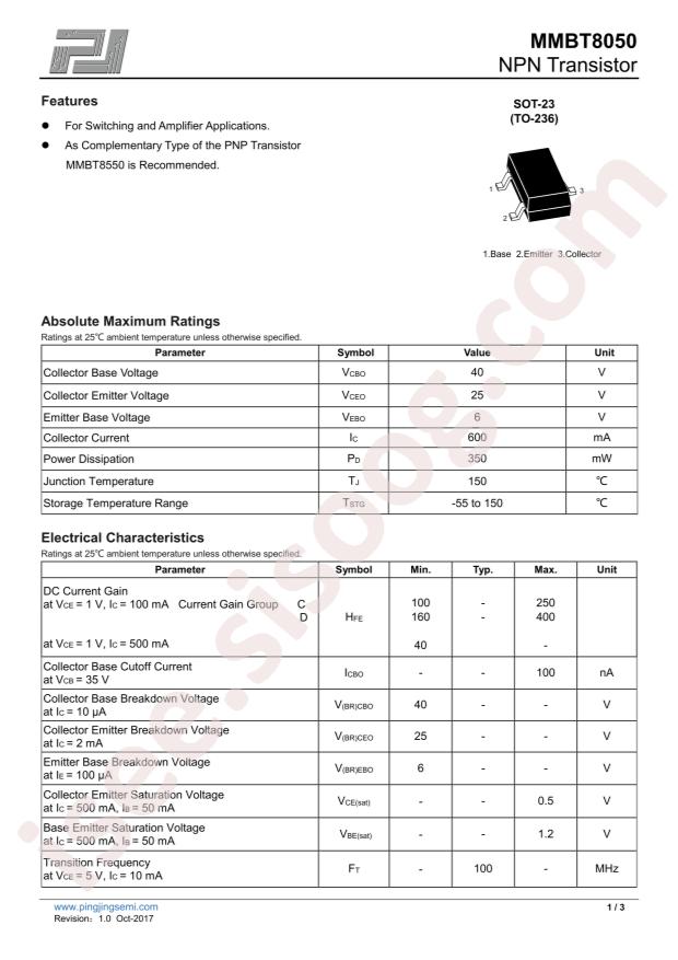 MMBT8050D