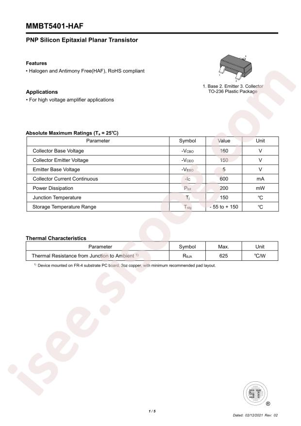 MMBT5401-HAF