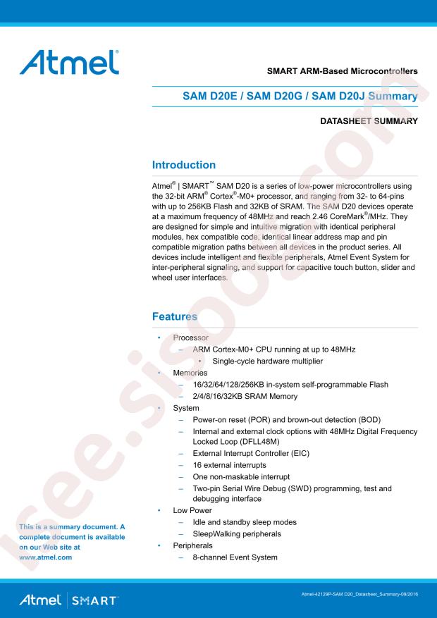 ATSAMD20E16A-MN