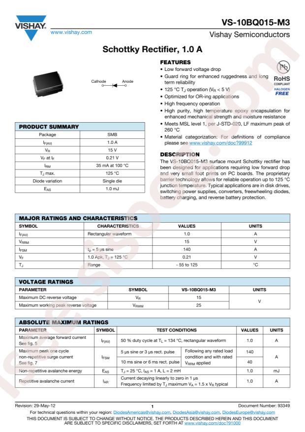 VS-10BQ015-M3/5BT