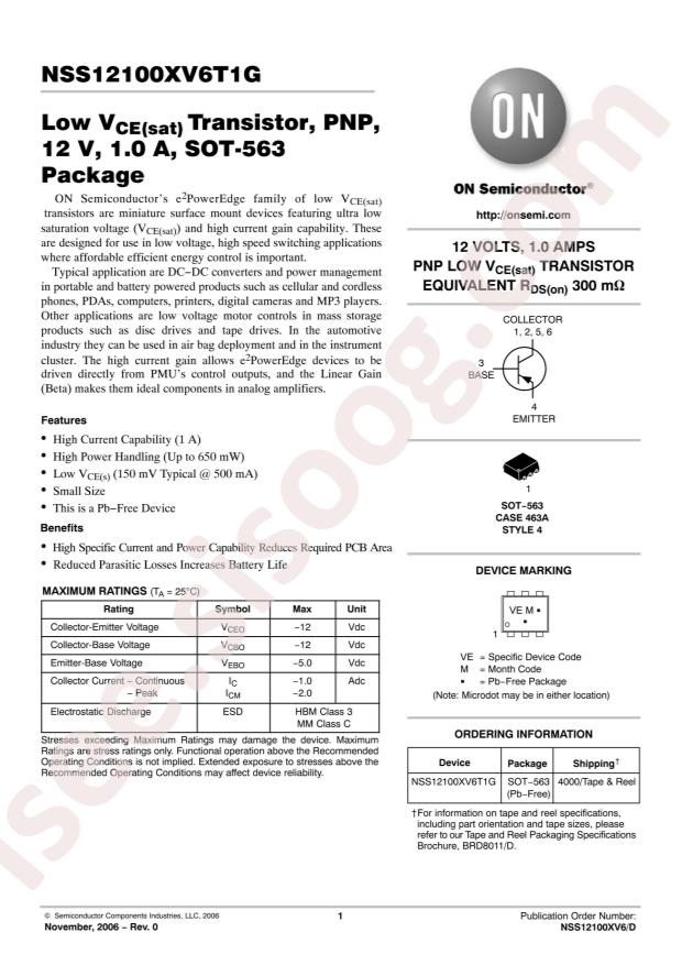 NSS12100XV6T1G