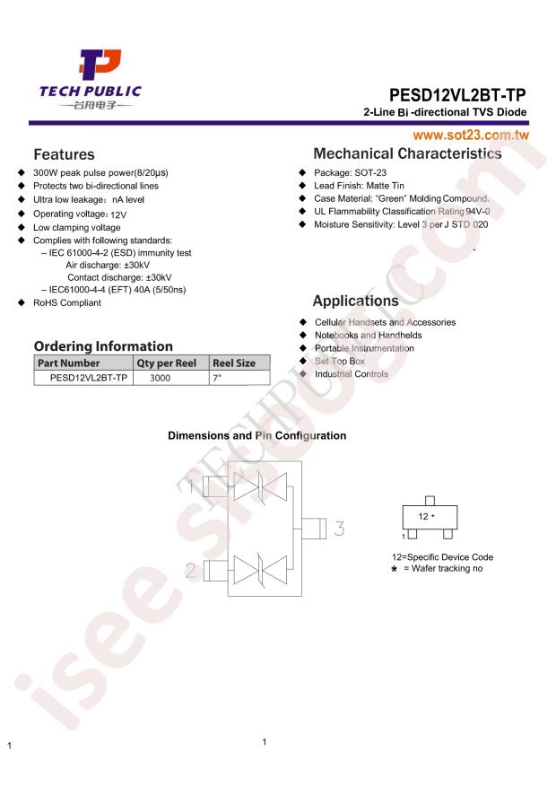 PESD12VL2BT-TP