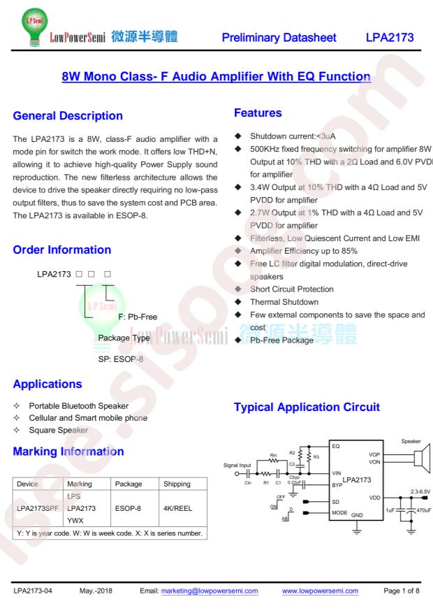 LPA2173SPF
