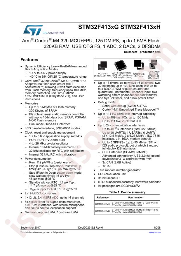 STM32F413VGT6TR