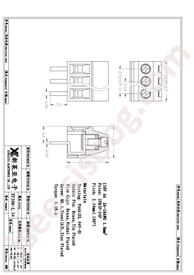 XY308-2.54-8P