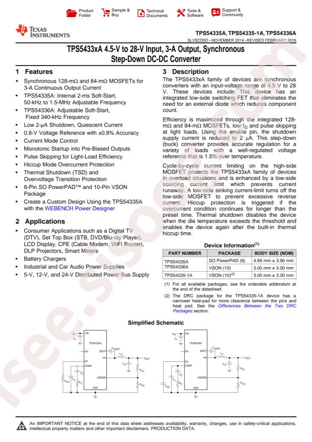 TPS54335ADRCR