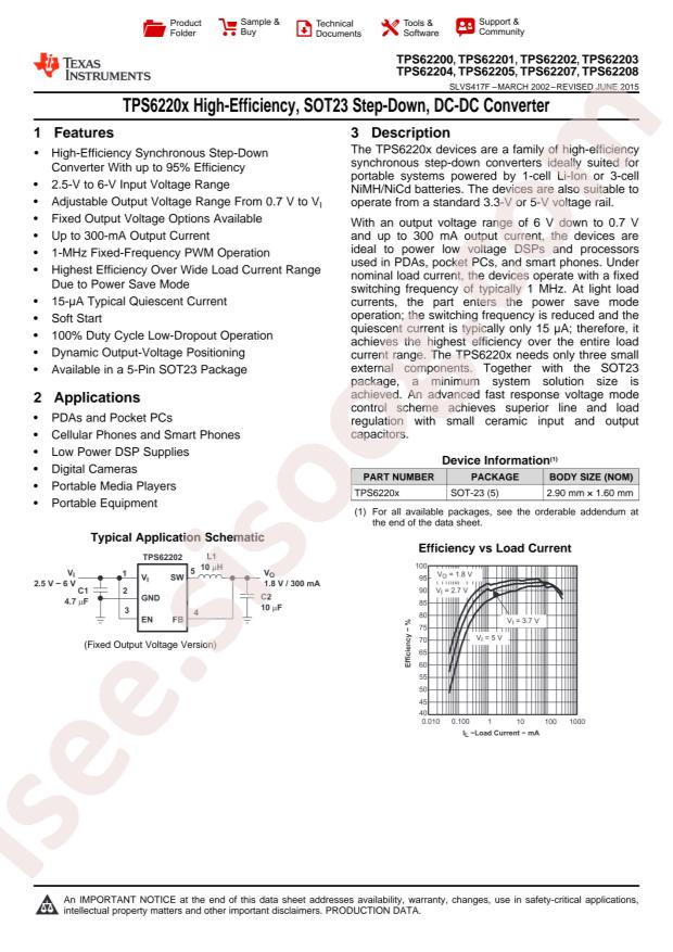 TPS62203DBVT