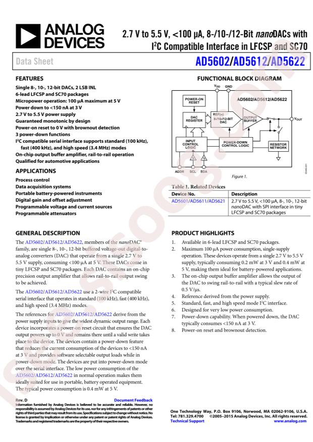 AD5602BKSZ-2REEL7