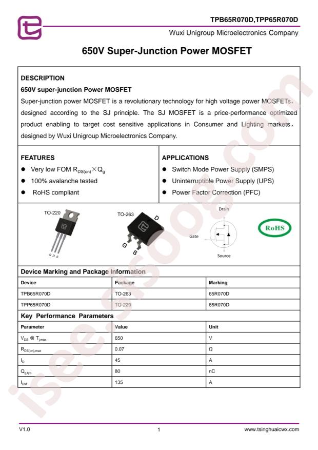 TPB65R070D